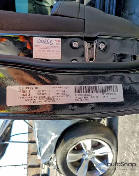 2017 Dodge Charger Sxt из США, поврежденный, VIN 2C3CDXHG3HH518515